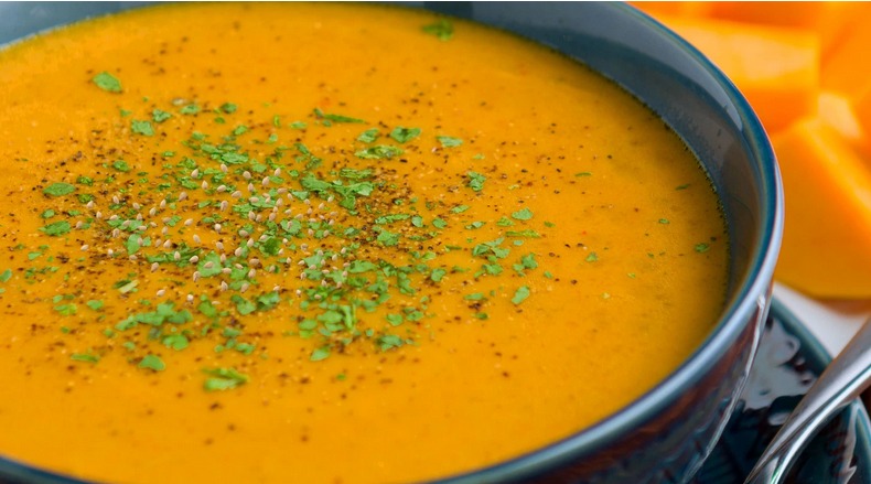 Velouté de butternut au miso et gingembre